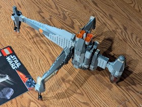 LEGO Star Wars: B-Wing Fighter (6208), complete, no box, extra parts