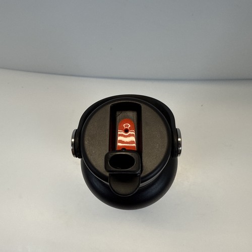 Hydro Flask 24 oz bottiglia bocca standard con tappo di paglia flessibile - nero inciso - Foto 3 di 7
