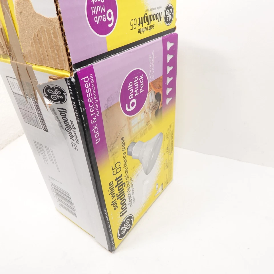 GE Soft White Floodlight 65 Watt R30 Track & Recessed 755 Lumens Pack of 5 Bulb - Image 4 of 4