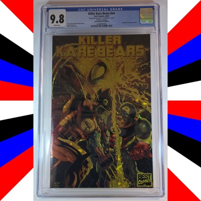 Killer Kare Bears - Captain America Annual #8 Homage Gold Foil 1/1 - CGC 9.8