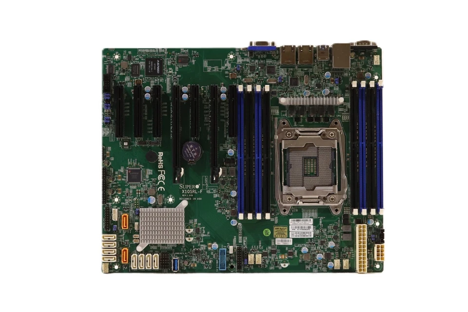 Placa-mãe para servidor SuperMicro X10SRL-F DDR4 soquete LGA 2011 ATX testada funcionando - Imagem 3 de 4