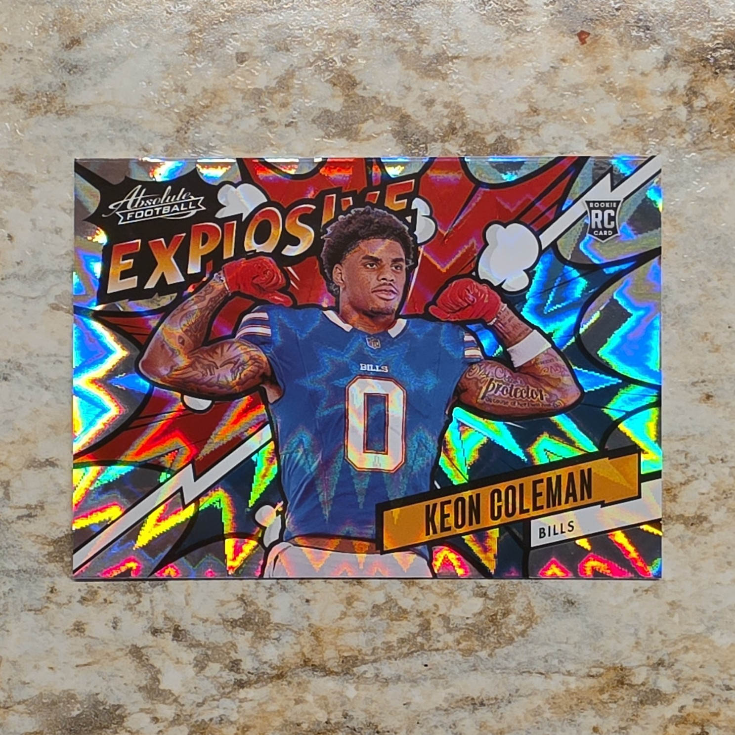 Keon Coleman Panini Absolute Explosive #EXKCN Base