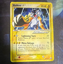 The Pokemon Company Raikou Star 114/115 EX Unseen Forces Holo Ultra Rare 2005