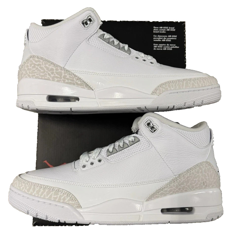 Size 13 - Air Jordan 3 Retro 2025 Pure Money CT8532-111 New With Box no lid thumbnail 11