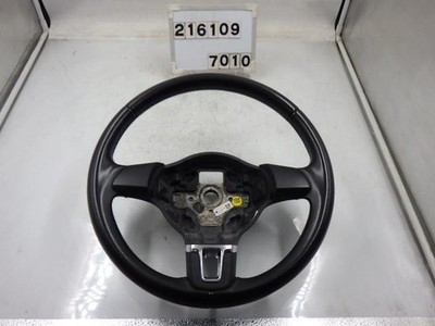 Volkswagen Golf MK6 1KCAX Genuine Leather Steering Wheel Black OEM Factory