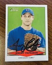Signed 2007 Bowman (Heritage) Jeremy Papelbon