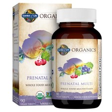 Garden of Life Organics Prenatal Multivitamin with 90 Count Pack 1 