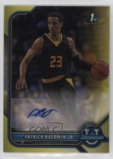 2021 Bowman U Chrome Prospect Yellow Refractor 73/75 Patrick Baldwin Jr Auto tm7