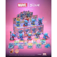 Marvel x Stitch Cosbi Bobble Head Series Hot Toys 3-Inch Mini-Figure