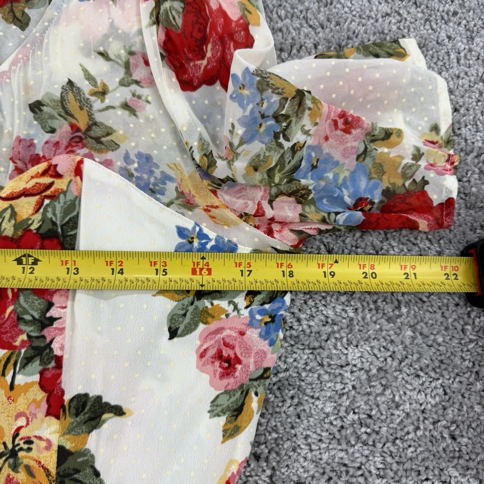 Maxi Vestido De Colección Carole Pequeño Para Mujer 10 Floral Cottagecore Pradera Botón Delantero Foto 4 de 4