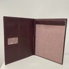 Levenger Executive Padfolio Tyler Folio Pebble Burgundy Leather 9 x 12"