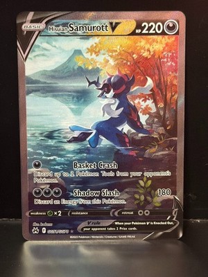 Hisuian Samurott V GG51/GG70 Holofoil Crown Zenith: Galarian Gallery Ultra Rare