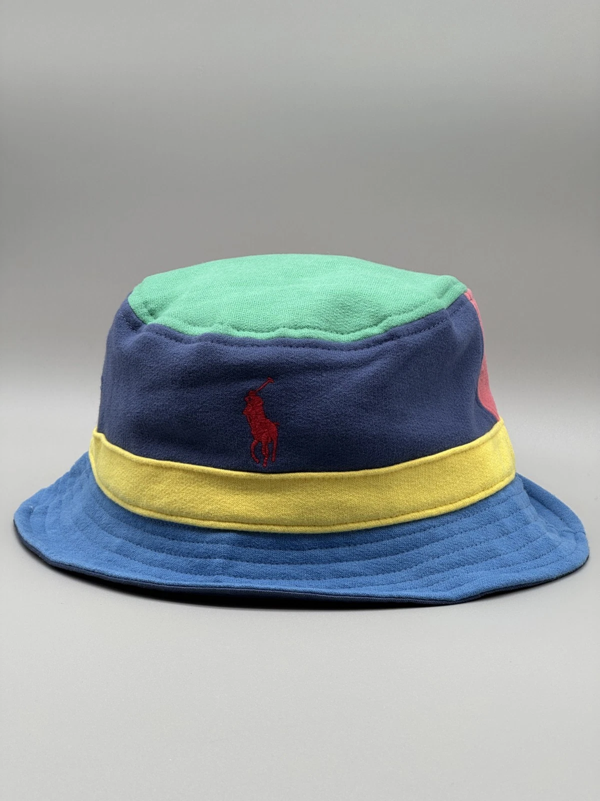 Polo Ralph Lauren Multicolored Fleece Bucket Hat | L - XL 61 cm