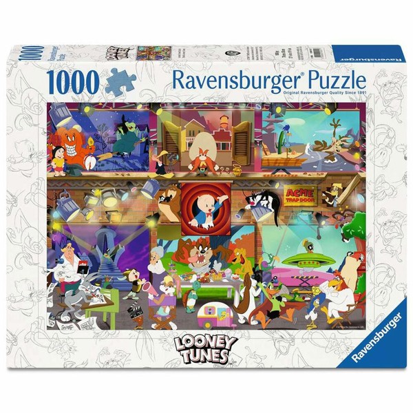 Ravensburger Looney Tunes Studio Puzzle Erwachsenenpuzzle 1000 Teile 12001811-image