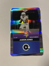 Aaron Jones SP 2025 Uno Elite Alt Jerseys #090 Blue Foil Minnesota Vikings RB