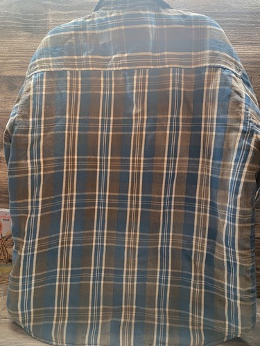 VTG Dakota Plaid Quilt Lined Flannel Shirt Jacket Mens Sz L Insulated - Picture 2 of 5