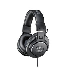 Audio-Technica ATH-M30x Professional Studio Monitor Headphones, Black Ath-m30x