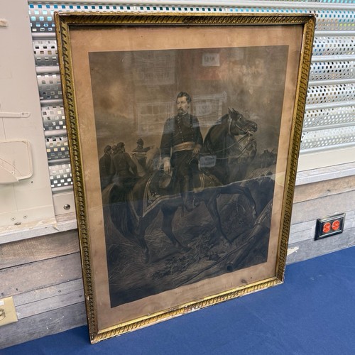 Major Gen. George McClellan Framed Engraving Print, Antique 1863 - Picture 2 of 16