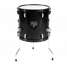 First Step Floor Tom Drum 14"x14" Piano Black legno misto alluminio
