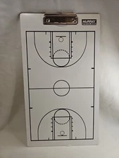 Murray Sporting Goods Dry-Erase Double Sided Basketball Coach Marker Clipboard