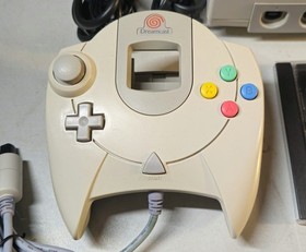 Sega Dreamcast Console, Controller, Cords, GTA 2, NFL Blitz, Jedi Power Battles