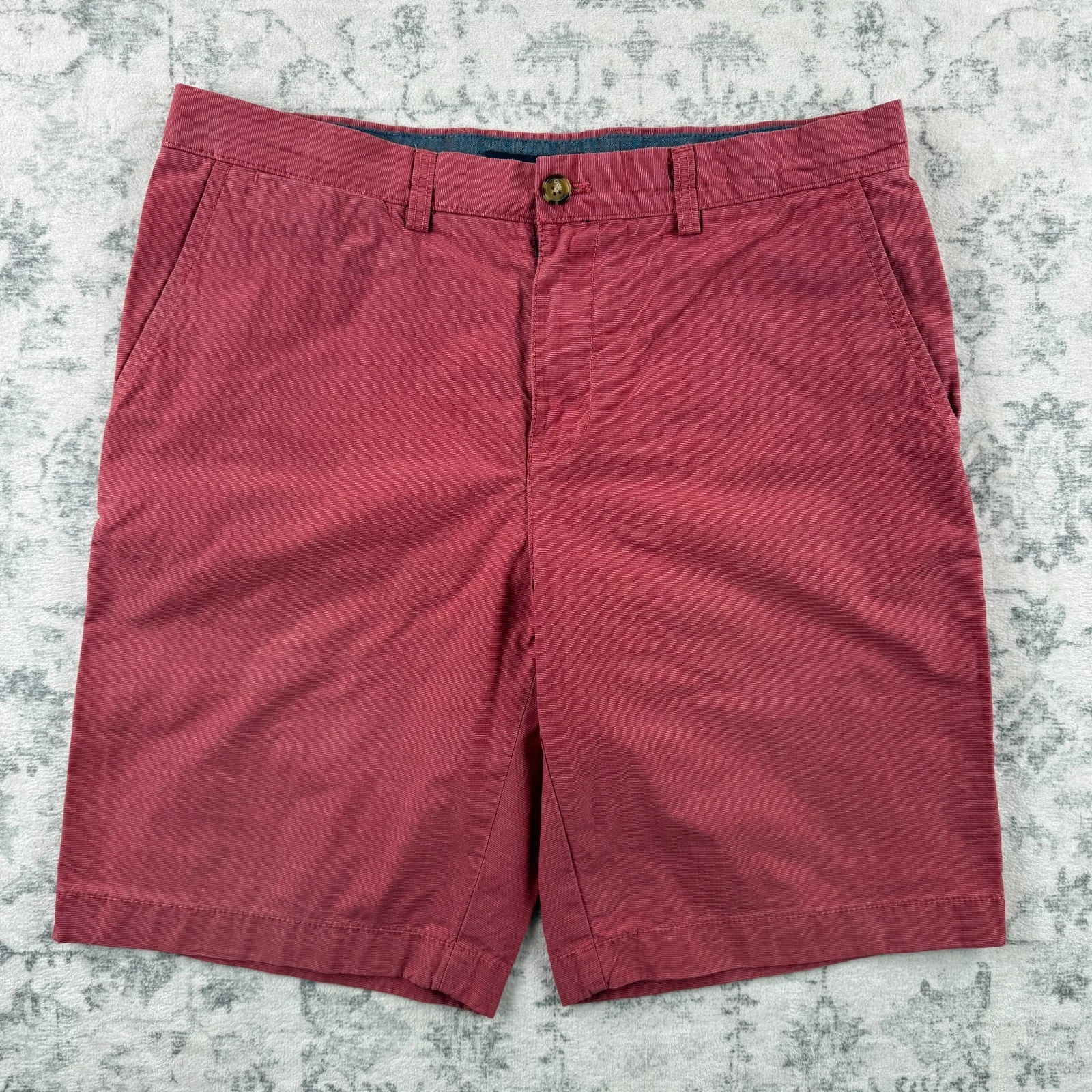 Tommy Hilfiger Shorts Mens W34 Red Chino Shorts Cotton Casual Summer