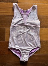 1 Piece Girl Swimsuit Cat Jack Lilac color Sz L 10-12 New without tags