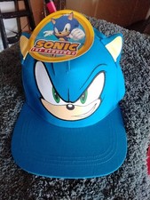 Sonic The Hedgehog Kids Hat With Ears And Adjustable Snapback Baseball Cap