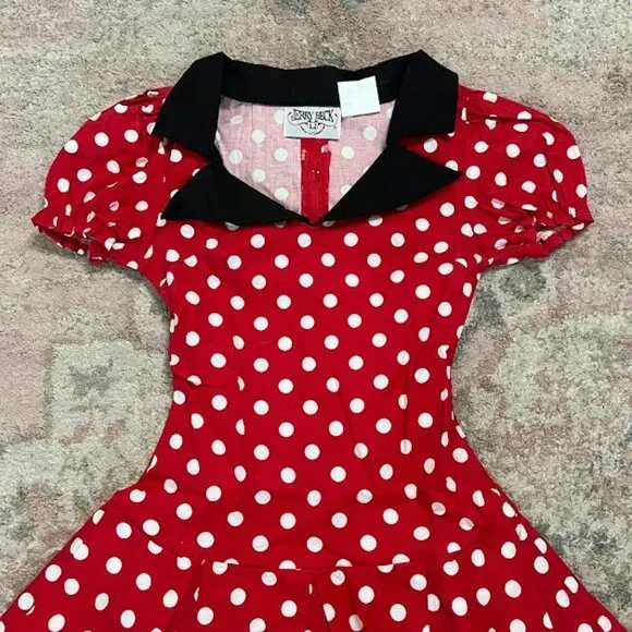 Disfraz de Miss Mouse Pin Up Adolescente 12-14 Foto 2 de 4