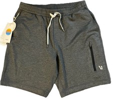 Vuori Sunday Performance Shorts - Charcoal Heather - Men s S Small - NWT'S