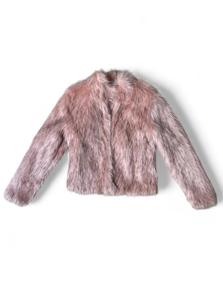 Jaqueta Barbiecore rosa pele sintética Ci Sono - Imagem 2 de 4