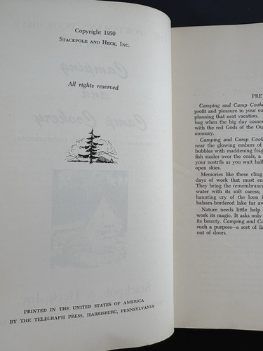The Sportsman's Bookshelf Camping and Camp Cookery 1950 Vol. II Self Sufficient - Picture 3 of 9