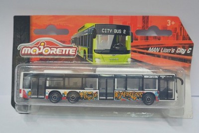 Majorette Man Lion's City Coach L Bus - white