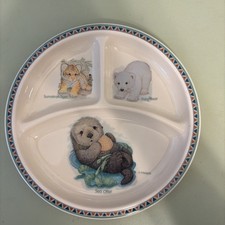 Elandia Childs Plate Vintage in Melamine 8.5 in. diameter