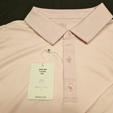 mens graham luxe pink xl polo golf shirt