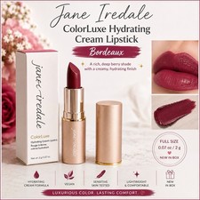 jane iredale ColorLuxe Hydrating Vegan Cream Stick Lipstick Bordeaux 0.07 oz