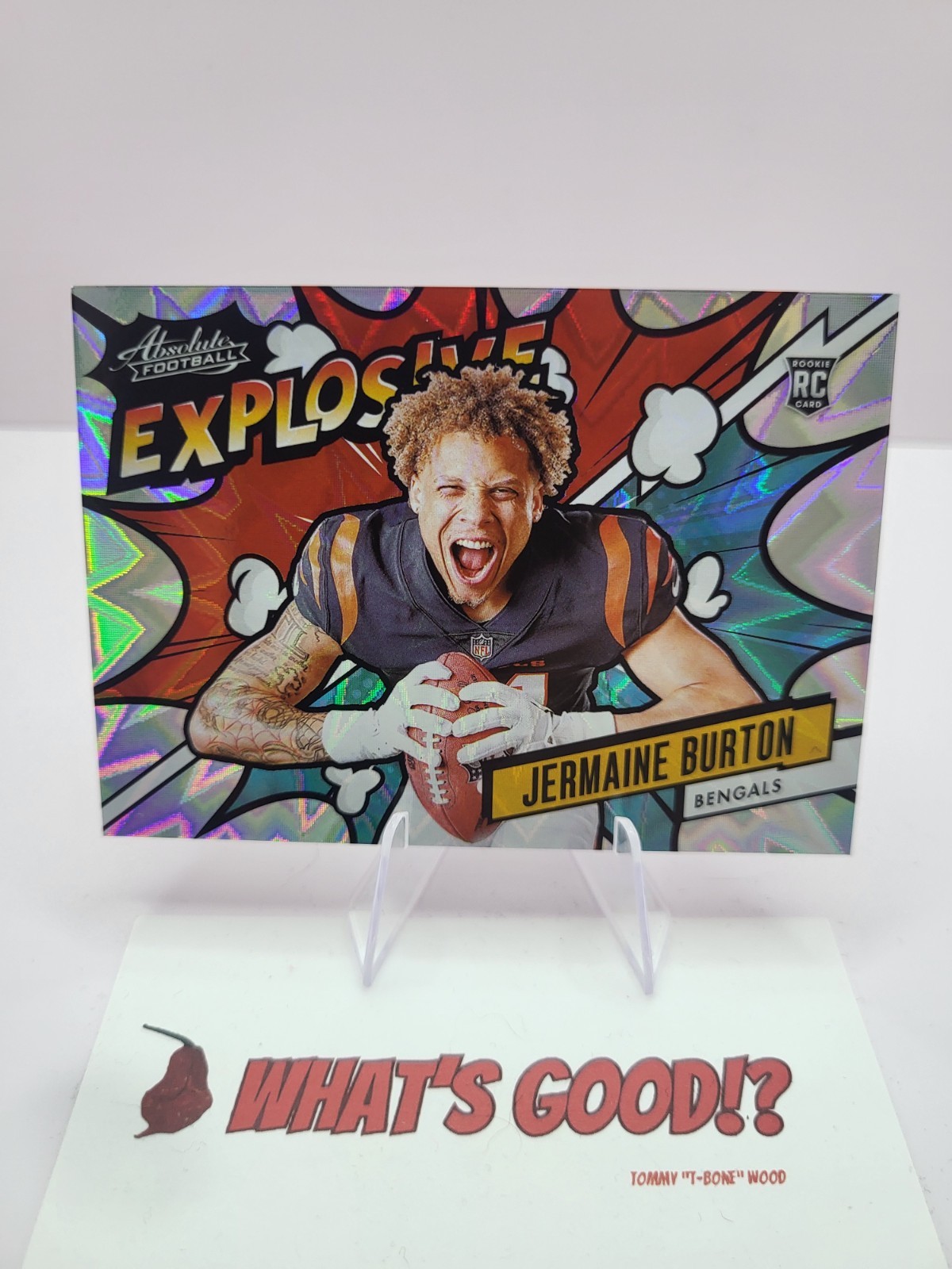 2024 Panini Absolute - Explosive Jermaine Burton #EX-JBN (RC)