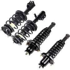 Front and Rear Pair Spring Struts Assembly And Shock Absorber Kit