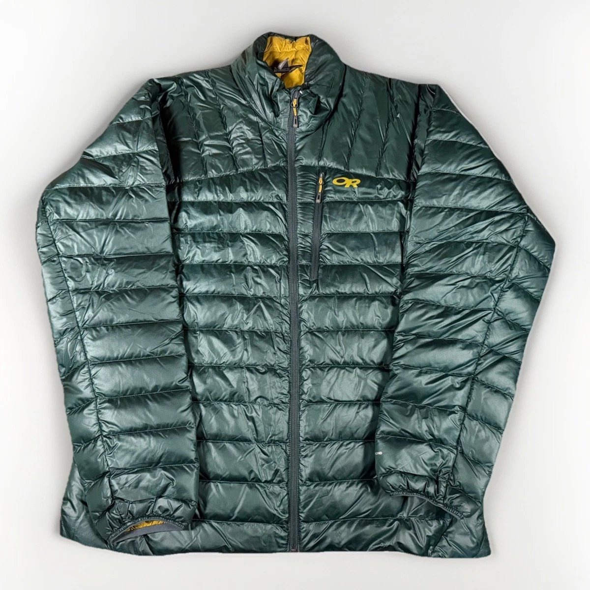 Chaqueta De Plumón De Helio Para Hombre De Investigación Al Aire Libre Negra [OUTNISKU0530