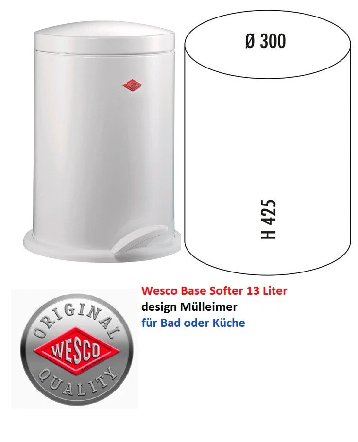 Wesco Abfallsammler Mülleimer Base Softer 116212-01 - Bild 2 von 3