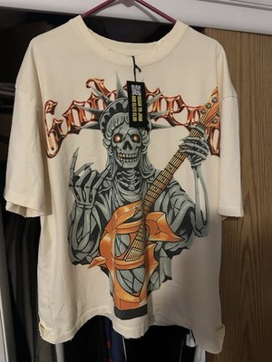 Godspeed Liberty Rock Graphic Print Crew Neck Short Sleeve T-Shirt XL
