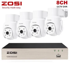 ZOSI 8CH 5MP DVR Outdoor 1080P Security Camera System Motion Detect Night Vision