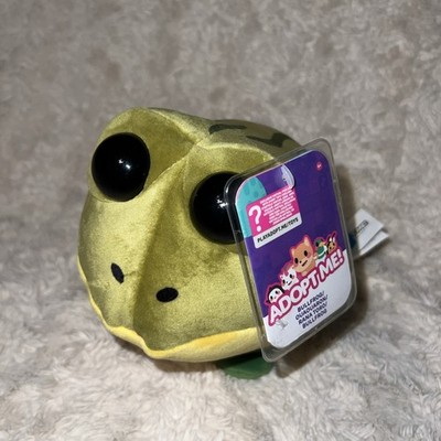 Adopt Me Game Bull Frog Haustier weiches Plüschtier seltenes Spielzeug mit Etikett 2024 Bullfrog