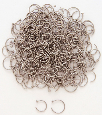 10pc 316L Surgical Steel Nose Hoops Wholesale Body Jewelry 22g 20g 18g 16g Rings