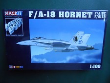 ARMOUR FRANKLIN MINT MACKIT KIT METAL 1/100 AVION F/A-18 HORNET BOITE SCELLEE.