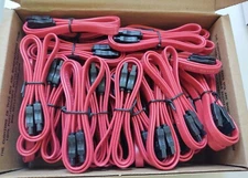 Lot of 50x 23" SATA III 6Gbps data cables