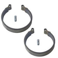 2X 4.5" BRAKE BANDS  PINS for Drum to Go Karts Yard Cart Mini Bike Yerf-Dog