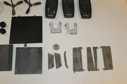 U PICK 1984 GI Joe Killer Whale Hovercraft parts lot wheel missile gun vane ++++ - Picture 3 of 90