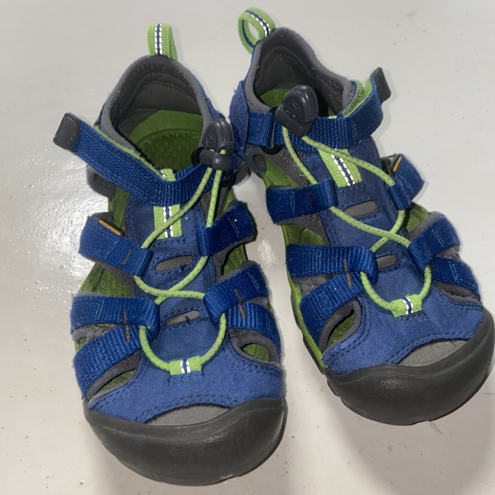 Sandalo Keen Newport H2 blu acqua escursionismo outdoor bambini giovani taglia 1 EU 32 33