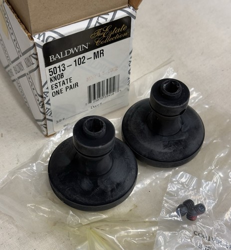 Baldwin Estate 5013 Knob Pair in 102 Oil Rubbed Bronze 5013-102-MR New - Picture 5 of 21